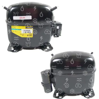 kompresor SECOP / DANFOSS SC12GX, LBP/HBP - R134a, 220-240 V, 50 - 60 Hz